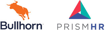 Bullhorn and PrismHR logos